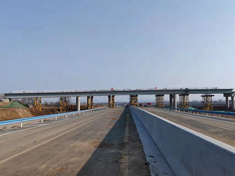 中铁十局上罗高速6标永兴互通主线桥钢箱梁工程（3453t）