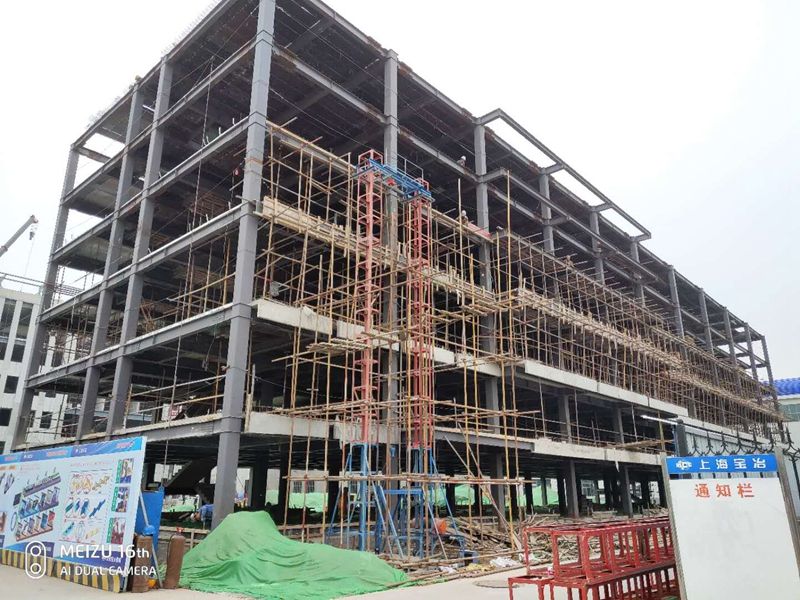 郑州宝冶宿舍楼钢结构建筑项目