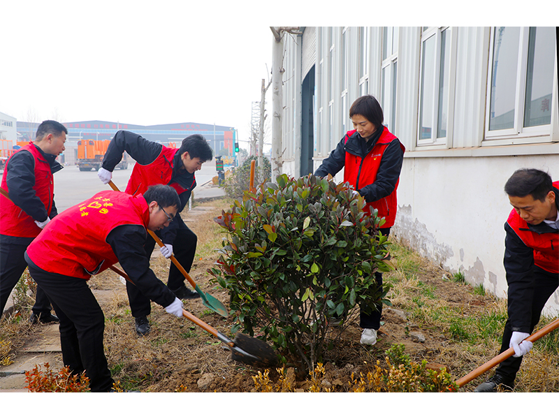 党员植树活动
